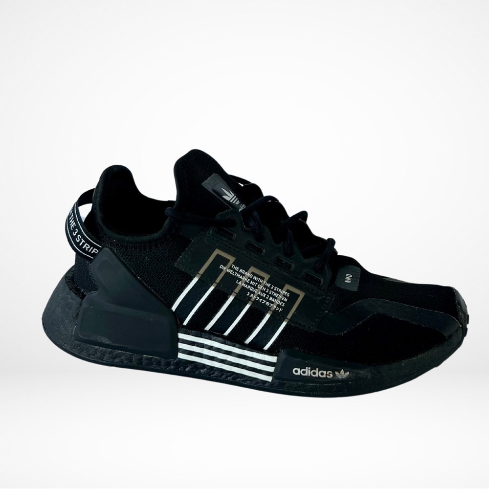 Adidas NMD_R1 V2 - Black Sneakers - Size 6M / 7W